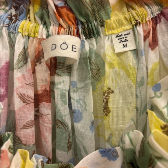 Doen Ischia Dress in Blanc Anemone Bloom - Picture 4 of 6